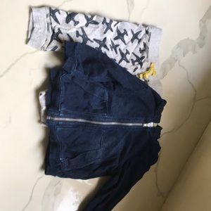 12m Macy’s sweatshirt/sweatpants combo